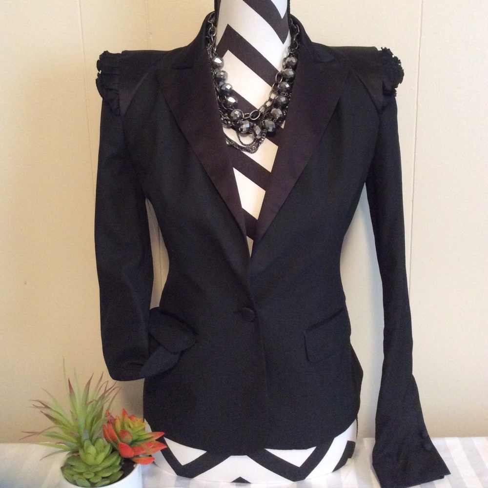 Robert Rodriguez Black Fitted Jacket